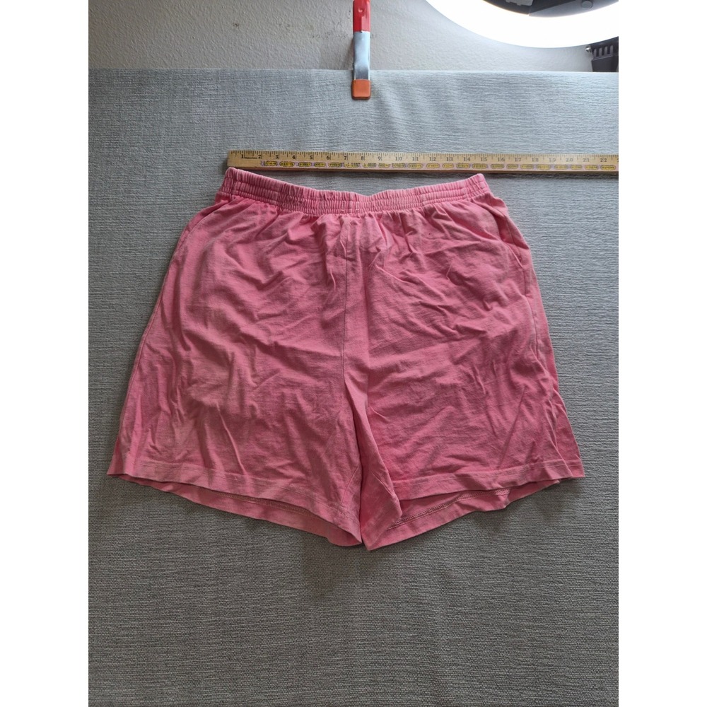 Fresh Produce Chino Shorts Women XL Pink Elastic Waist Pull On Streetwear Casual